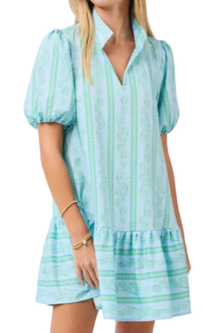 NEW MARY SQUARE nancy dress in blue